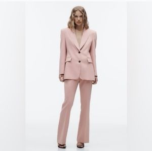 Zara blush pink blazer sold out xl